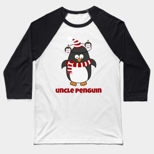 Mens Christmas Penguin Pajama Animal Costume Uncle Penguin Shirt T-Shirt Baseball T-Shirt